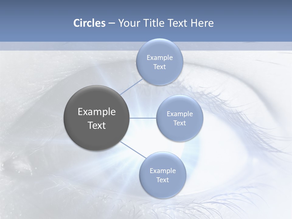 Glitter Of Eyes PowerPoint Template