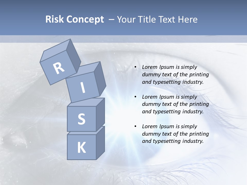 Glitter Of Eyes PowerPoint Template