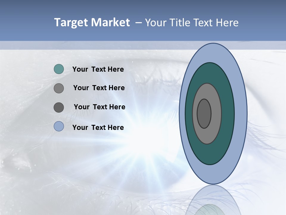 Glitter Of Eyes PowerPoint Template