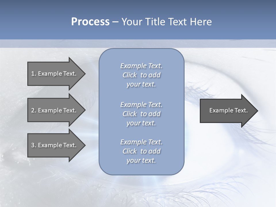 Glitter Of Eyes PowerPoint Template