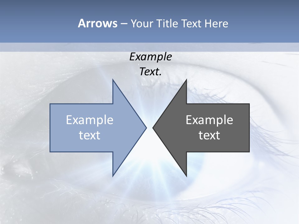 Glitter Of Eyes PowerPoint Template