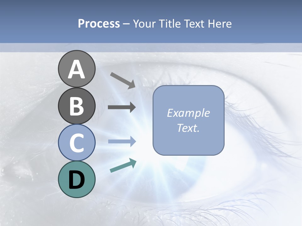 Glitter Of Eyes PowerPoint Template