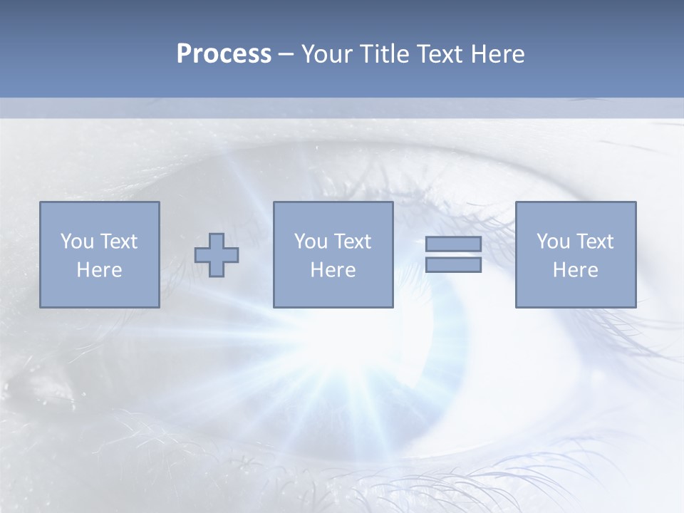 Glitter Of Eyes PowerPoint Template