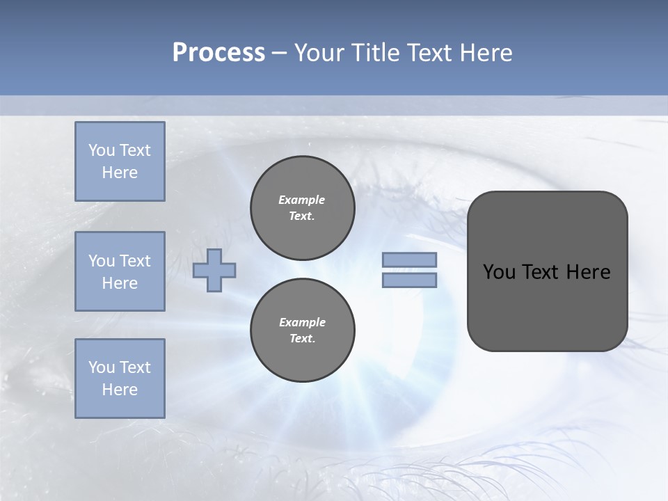 Glitter Of Eyes PowerPoint Template