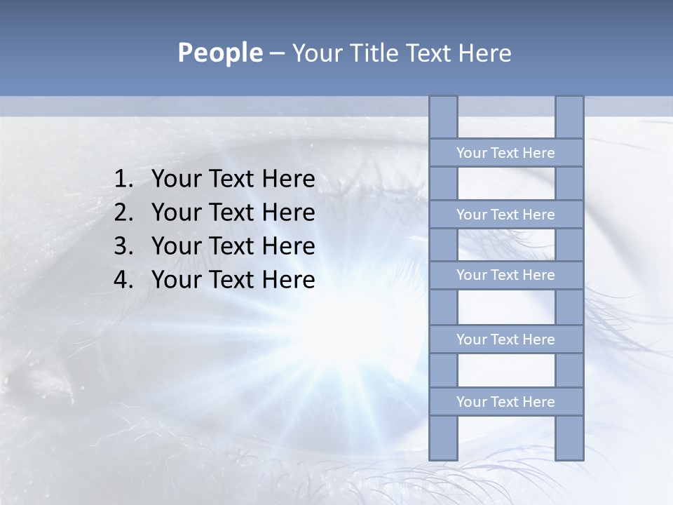 Glitter Of Eyes PowerPoint Template