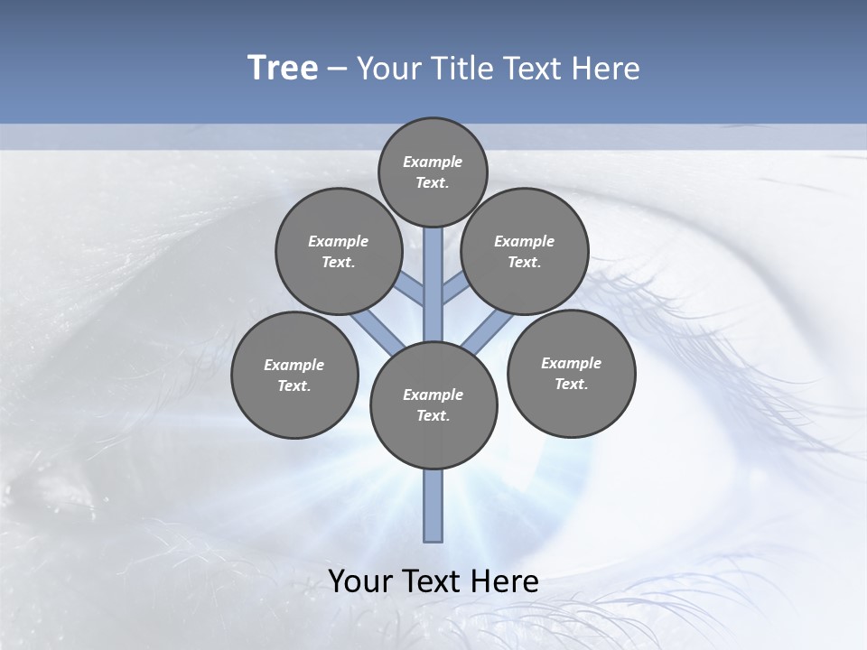 Glitter Of Eyes PowerPoint Template