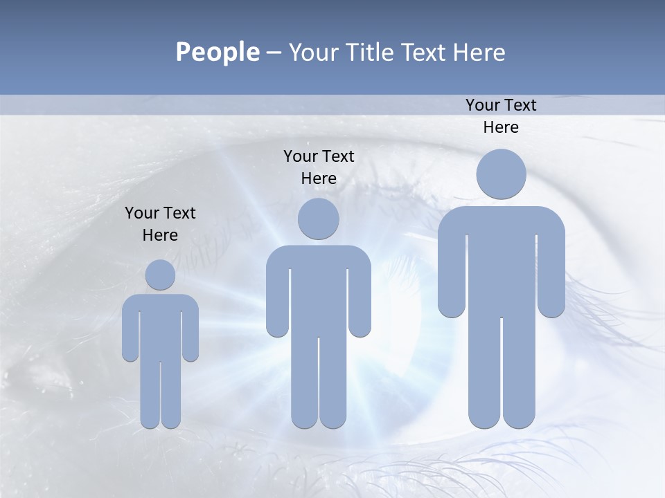 Glitter Of Eyes PowerPoint Template