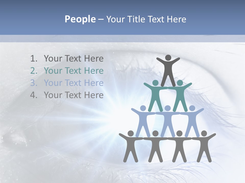 Glitter Of Eyes PowerPoint Template