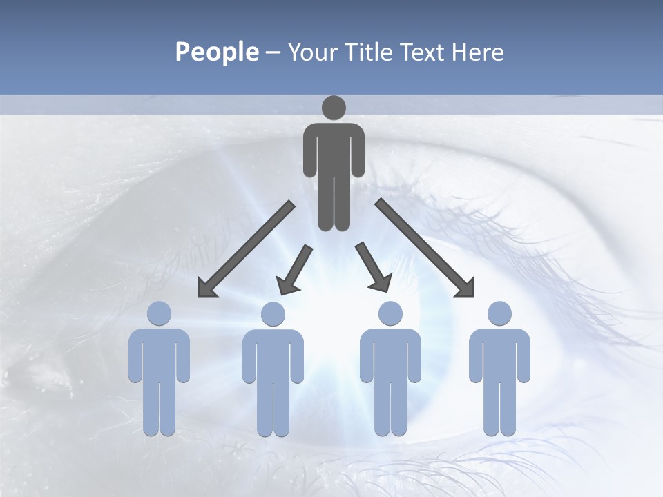 Glitter Of Eyes PowerPoint Template