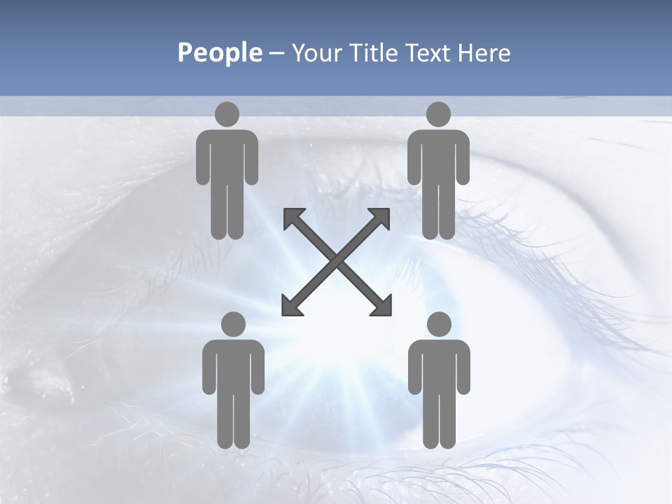 Glitter Of Eyes PowerPoint Template