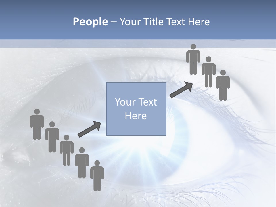 Glitter Of Eyes PowerPoint Template