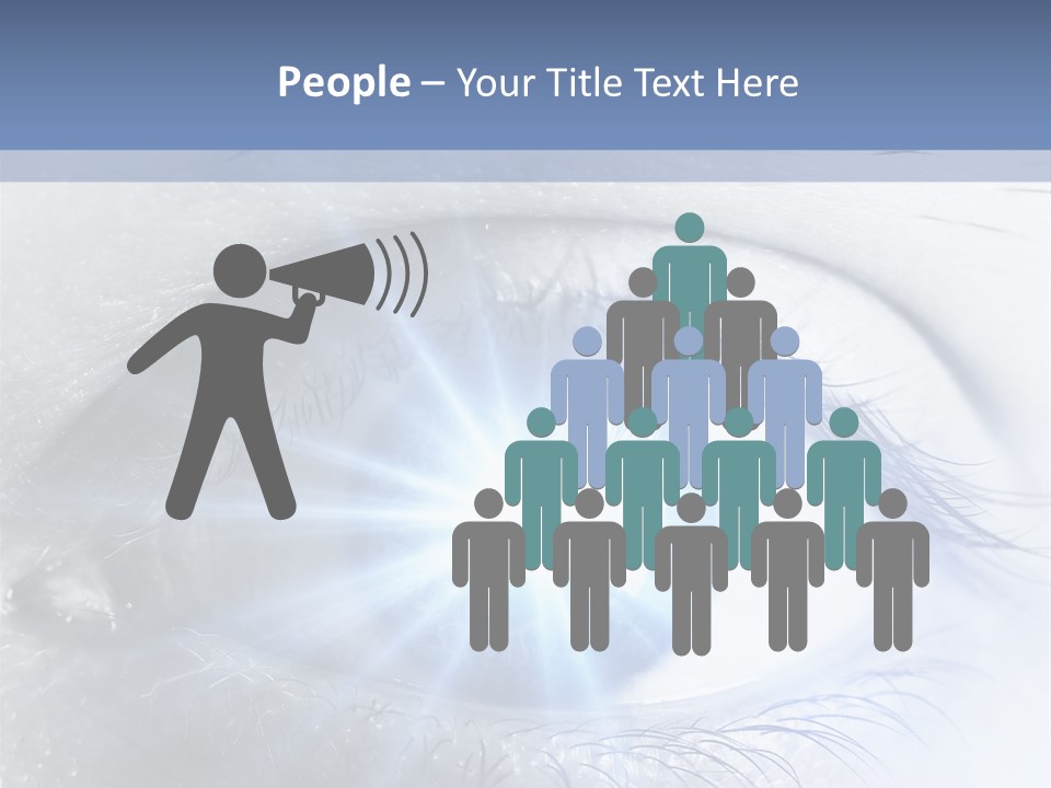 Glitter Of Eyes PowerPoint Template