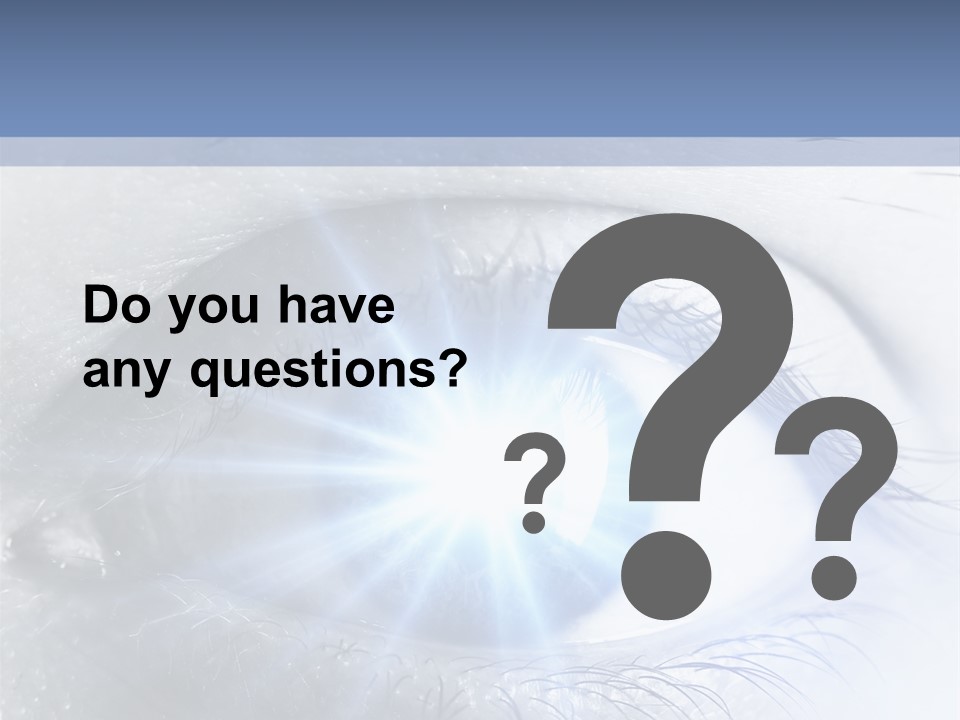 Glitter Of Eyes PowerPoint Template