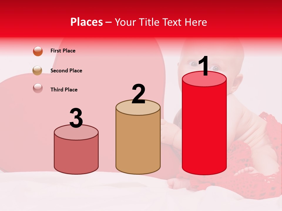 Little Baby At A Photo Shoot PowerPoint Template