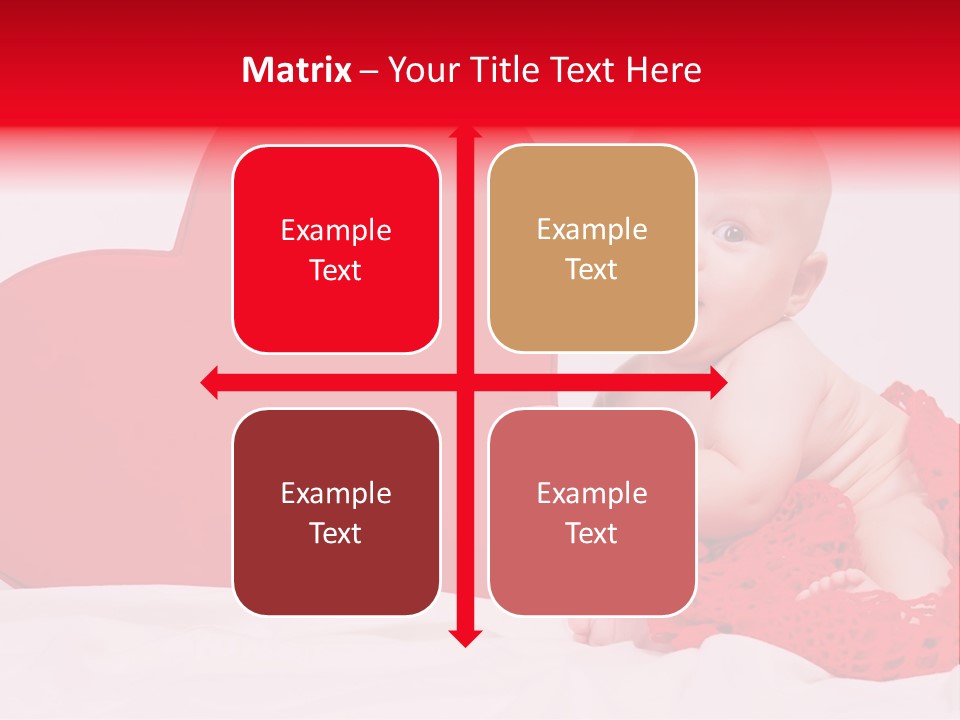 Little Baby At A Photo Shoot PowerPoint Template