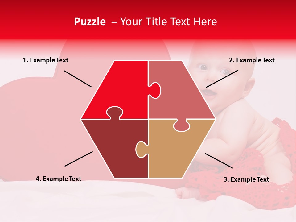 Little Baby At A Photo Shoot PowerPoint Template