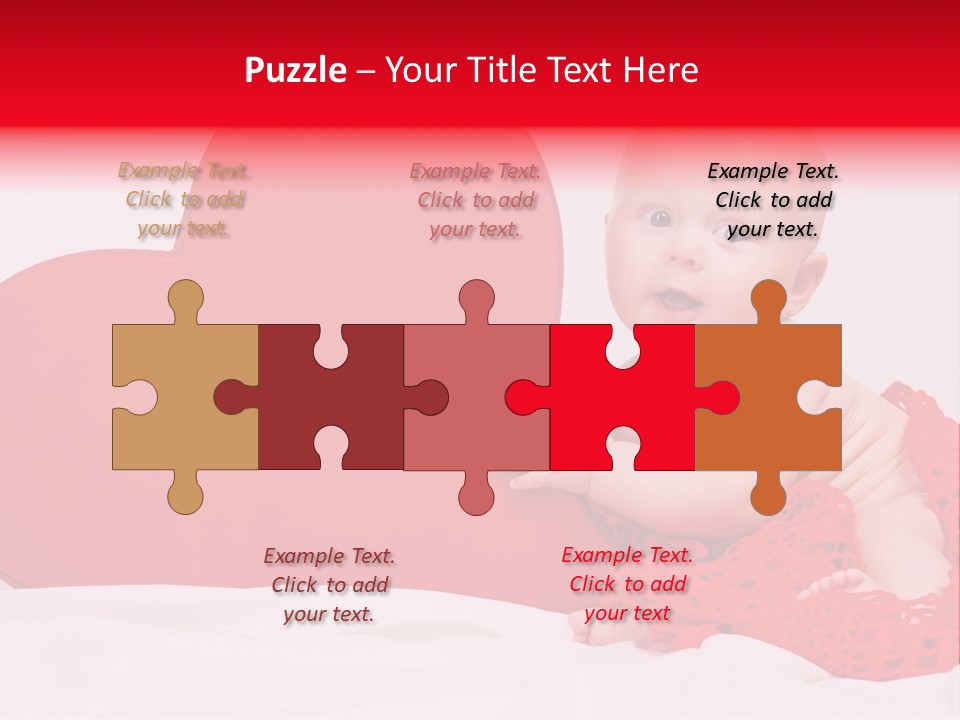 Little Baby At A Photo Shoot PowerPoint Template