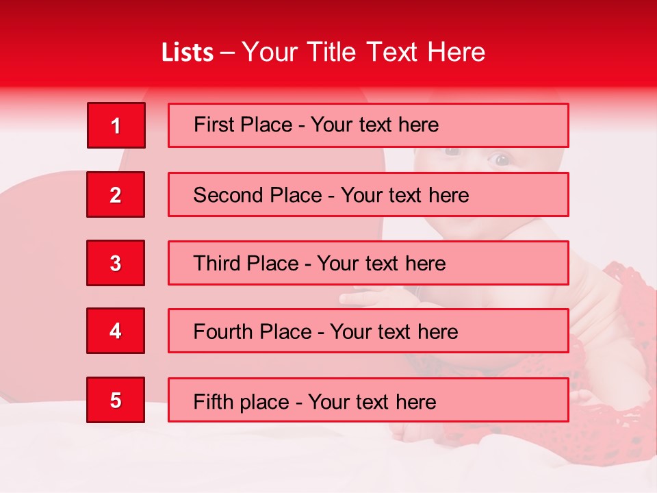Little Baby At A Photo Shoot PowerPoint Template