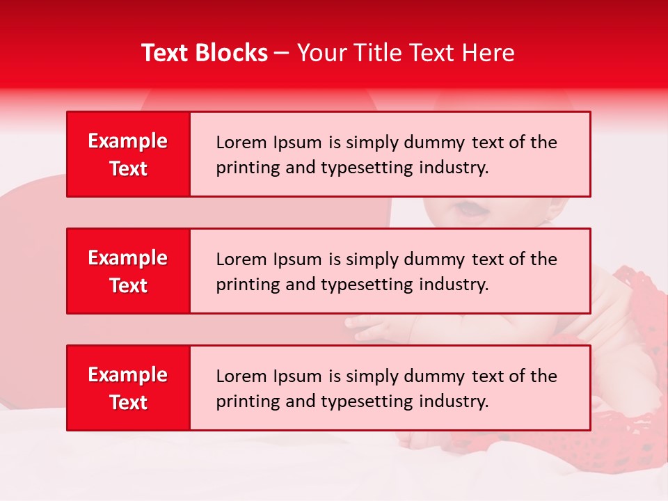 Little Baby At A Photo Shoot PowerPoint Template