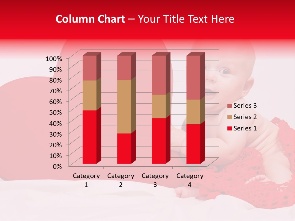 Little Baby At A Photo Shoot PowerPoint Template