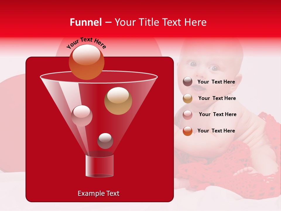 Little Baby At A Photo Shoot PowerPoint Template