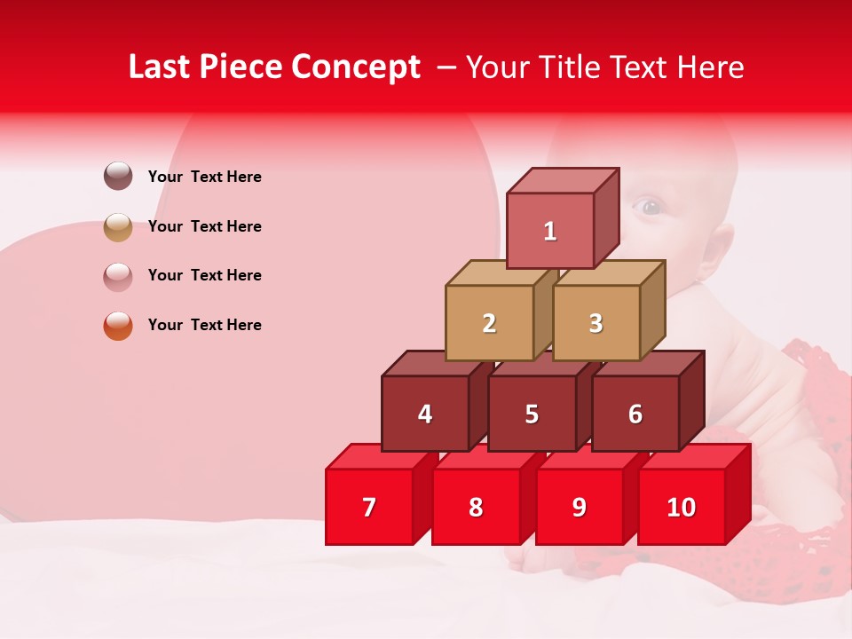 Little Baby At A Photo Shoot PowerPoint Template