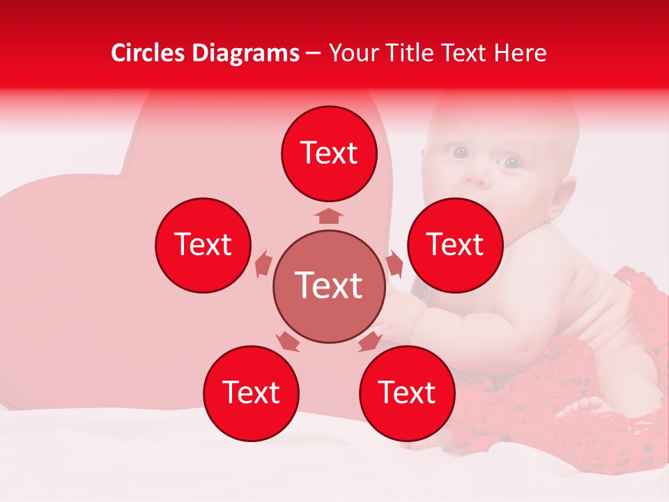 Little Baby At A Photo Shoot PowerPoint Template