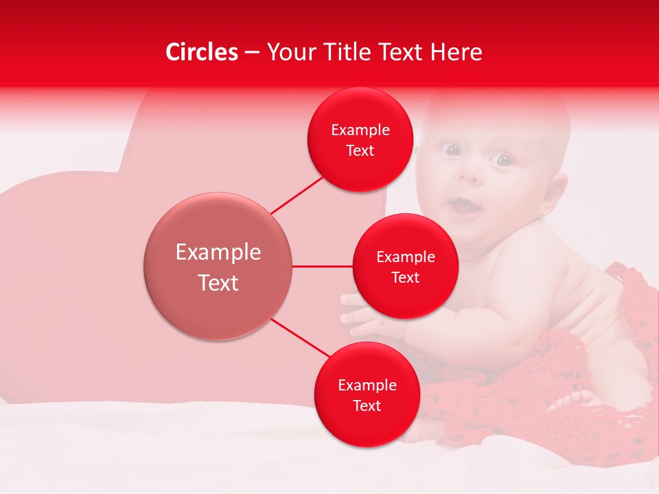Little Baby At A Photo Shoot PowerPoint Template