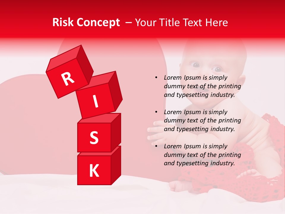 Little Baby At A Photo Shoot PowerPoint Template