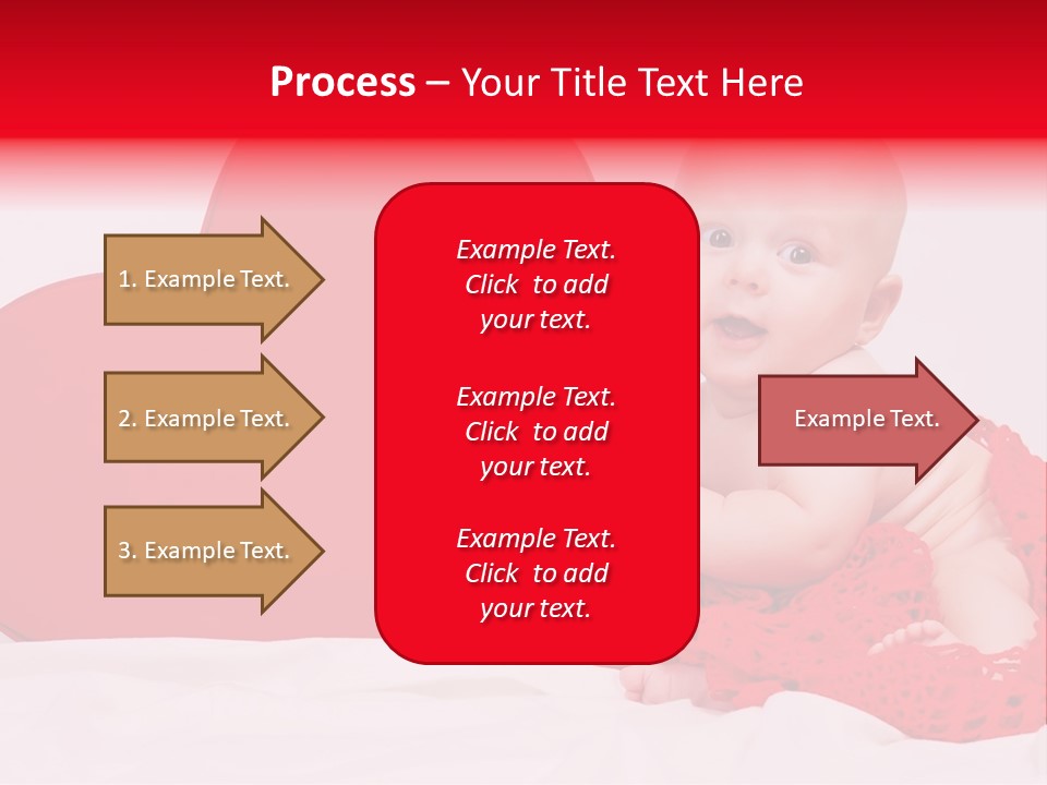 Little Baby At A Photo Shoot PowerPoint Template