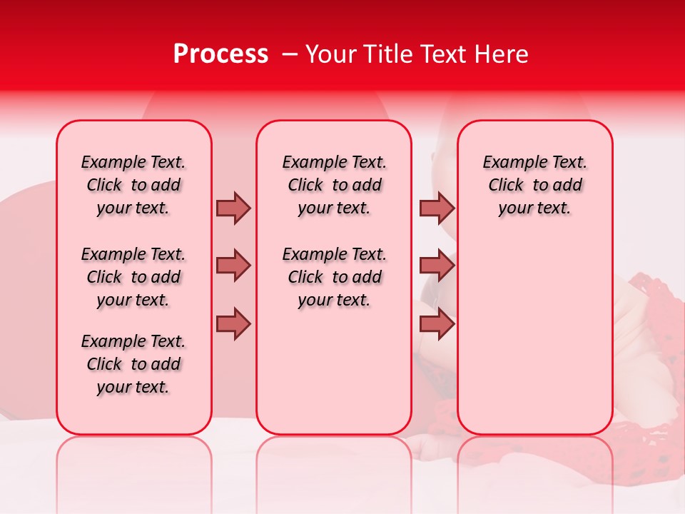 Little Baby At A Photo Shoot PowerPoint Template