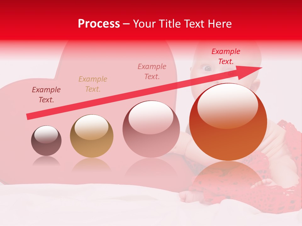 Little Baby At A Photo Shoot PowerPoint Template