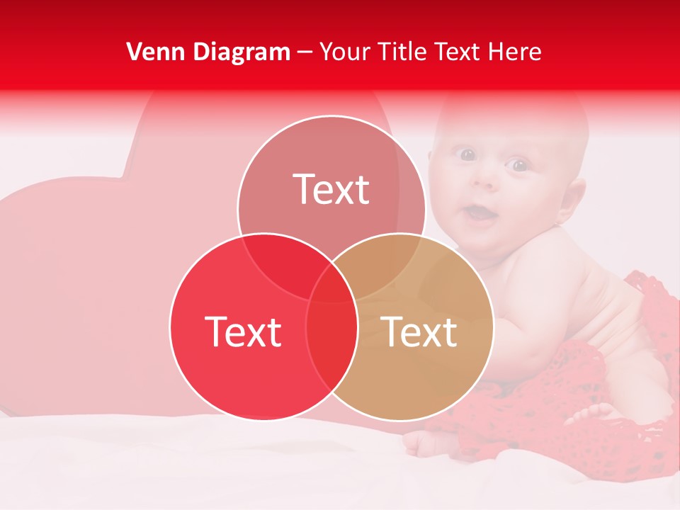 Little Baby At A Photo Shoot PowerPoint Template