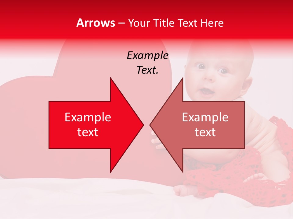 Little Baby At A Photo Shoot PowerPoint Template