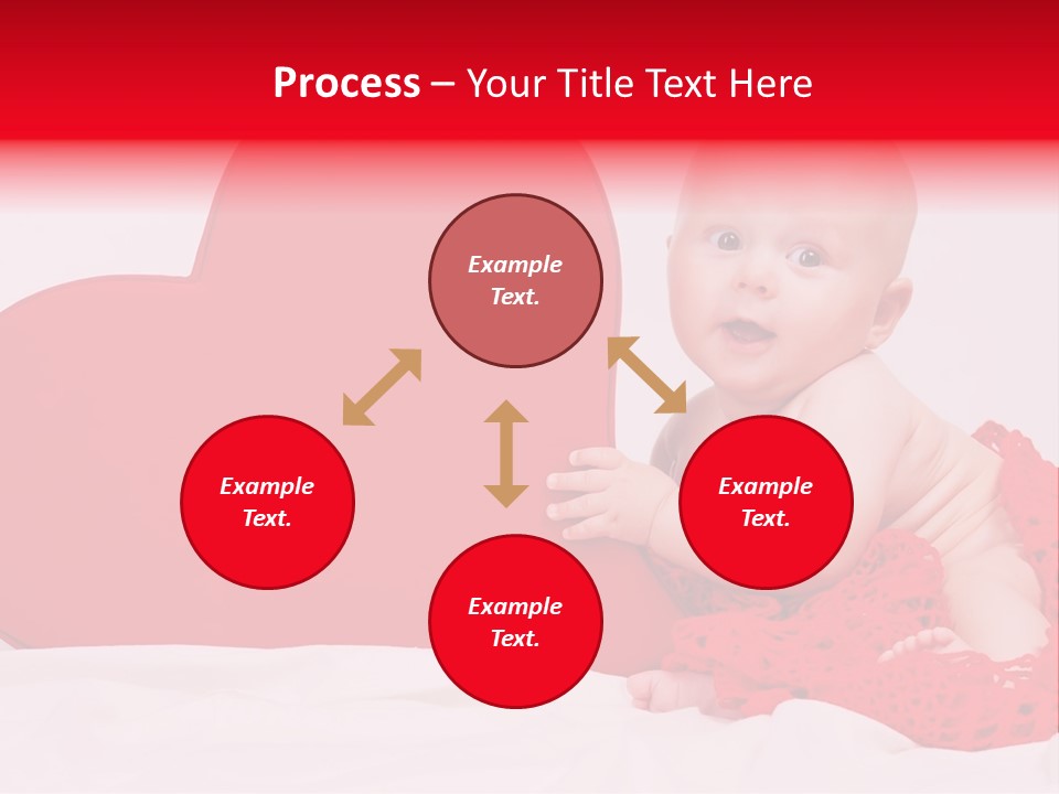 Little Baby At A Photo Shoot PowerPoint Template