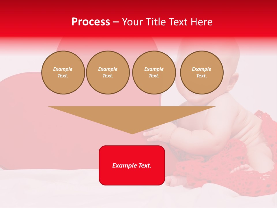 Little Baby At A Photo Shoot PowerPoint Template