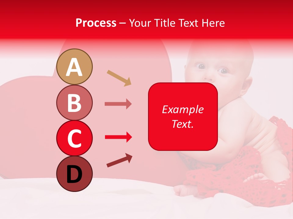 Little Baby At A Photo Shoot PowerPoint Template