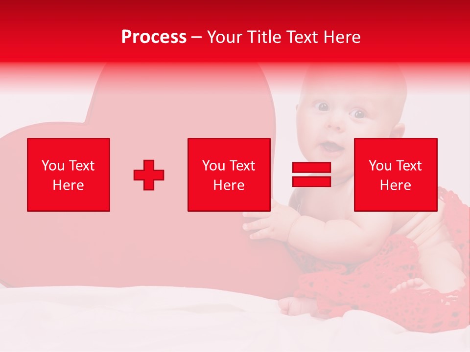 Little Baby At A Photo Shoot PowerPoint Template