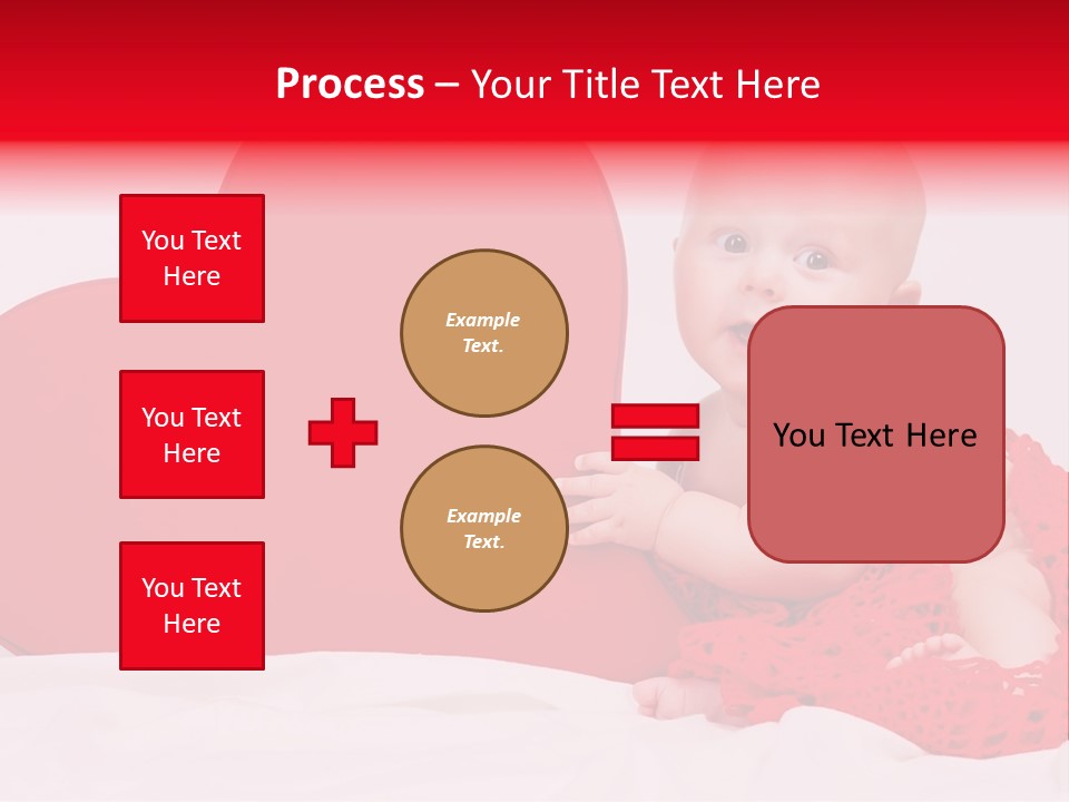Little Baby At A Photo Shoot PowerPoint Template