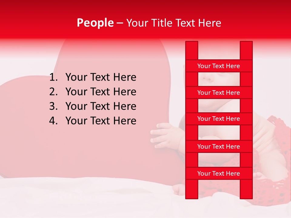 Little Baby At A Photo Shoot PowerPoint Template