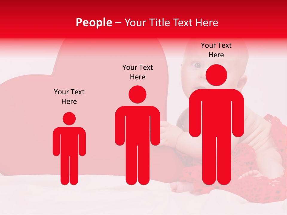 Little Baby At A Photo Shoot PowerPoint Template