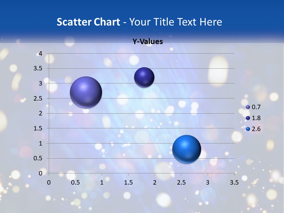 Illustration Of Night Lights PowerPoint Template