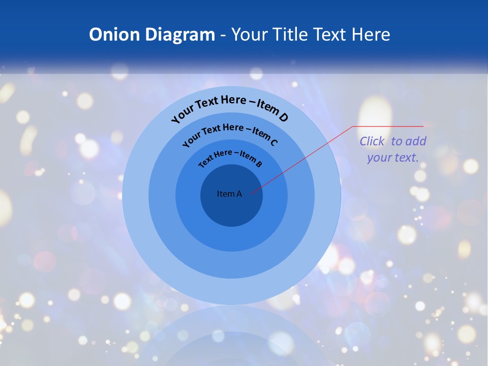 Illustration Of Night Lights PowerPoint Template
