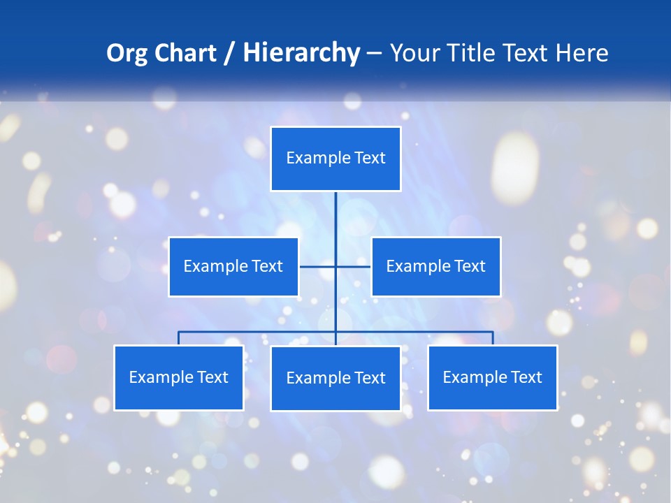 Illustration Of Night Lights PowerPoint Template