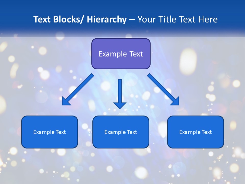 Illustration Of Night Lights PowerPoint Template