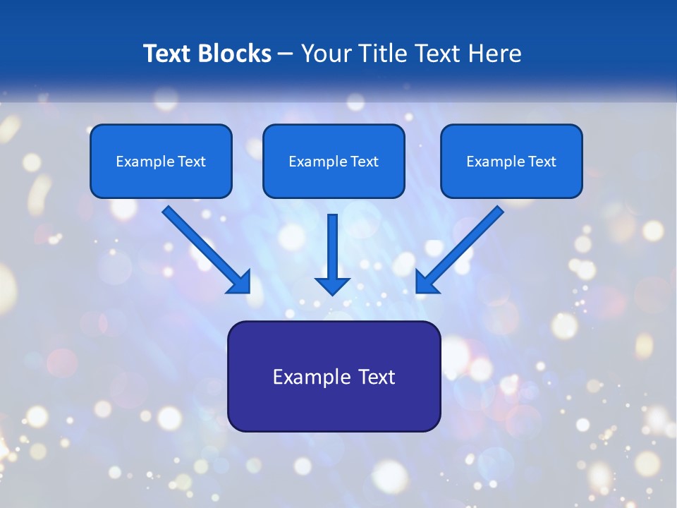 Illustration Of Night Lights PowerPoint Template