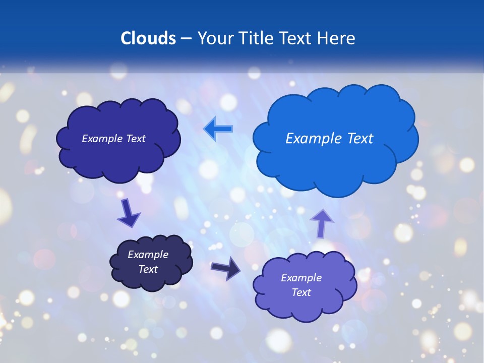 Illustration Of Night Lights PowerPoint Template