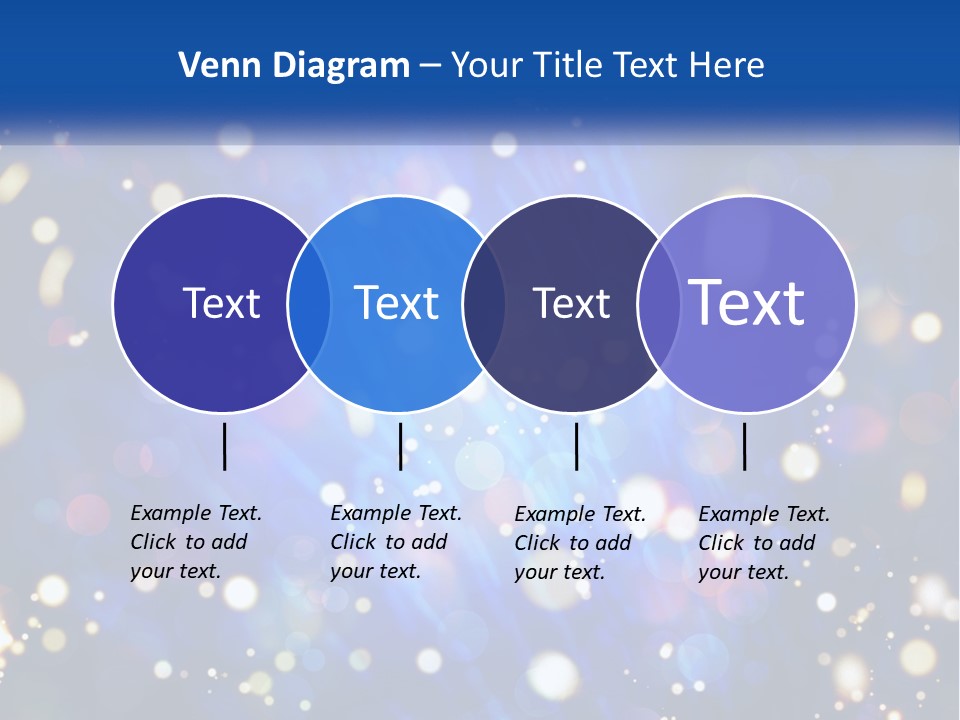 Illustration Of Night Lights PowerPoint Template