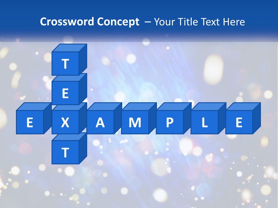 Illustration Of Night Lights PowerPoint Template