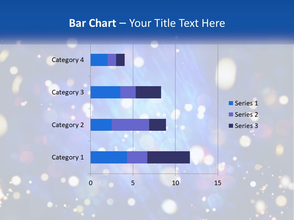 Illustration Of Night Lights PowerPoint Template